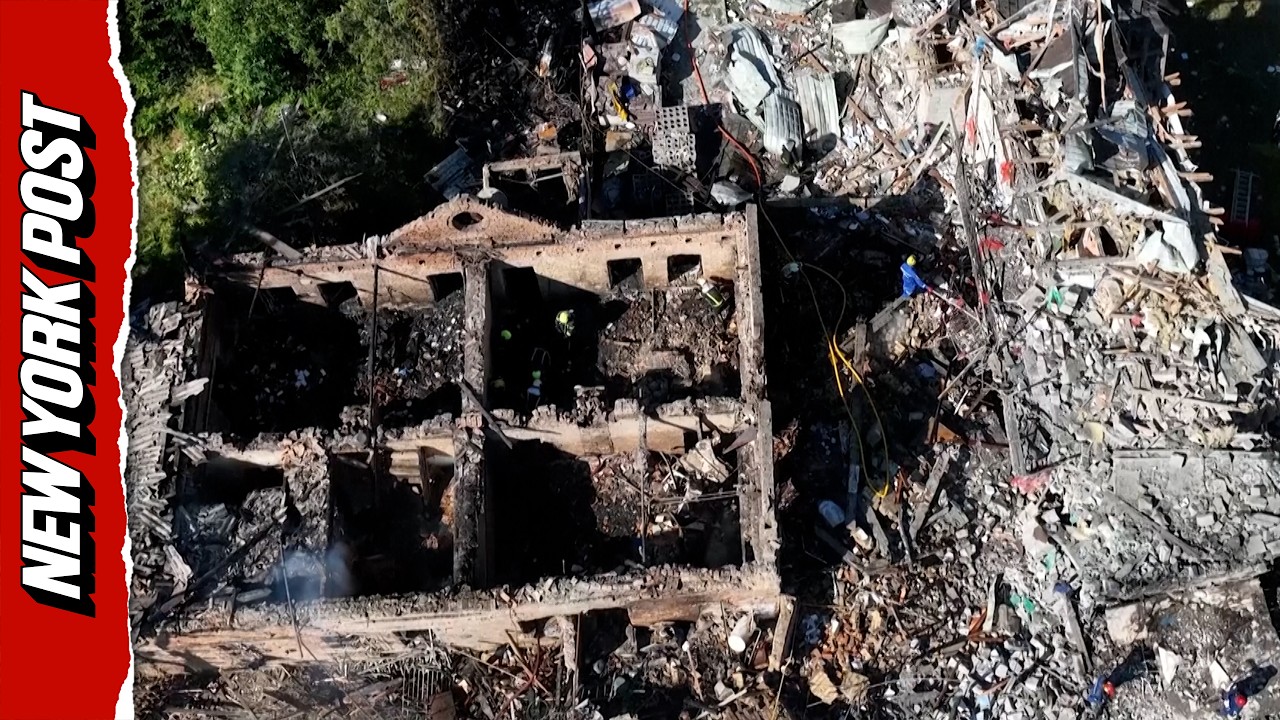 Drone Footage Shows Kyiv in Ruins After Russia Launched 496 Drones Overnight