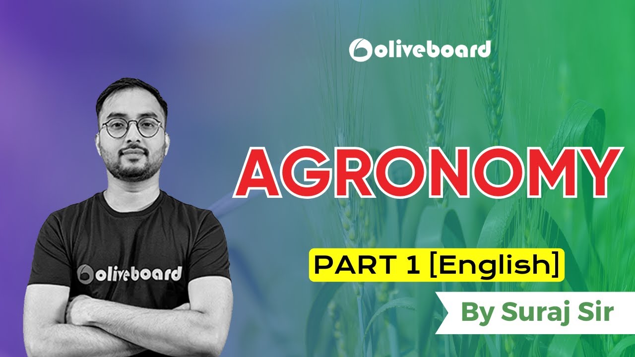 Agronomy Part 1 [English] | IBPS AFO 2023 | By Suraj Sir