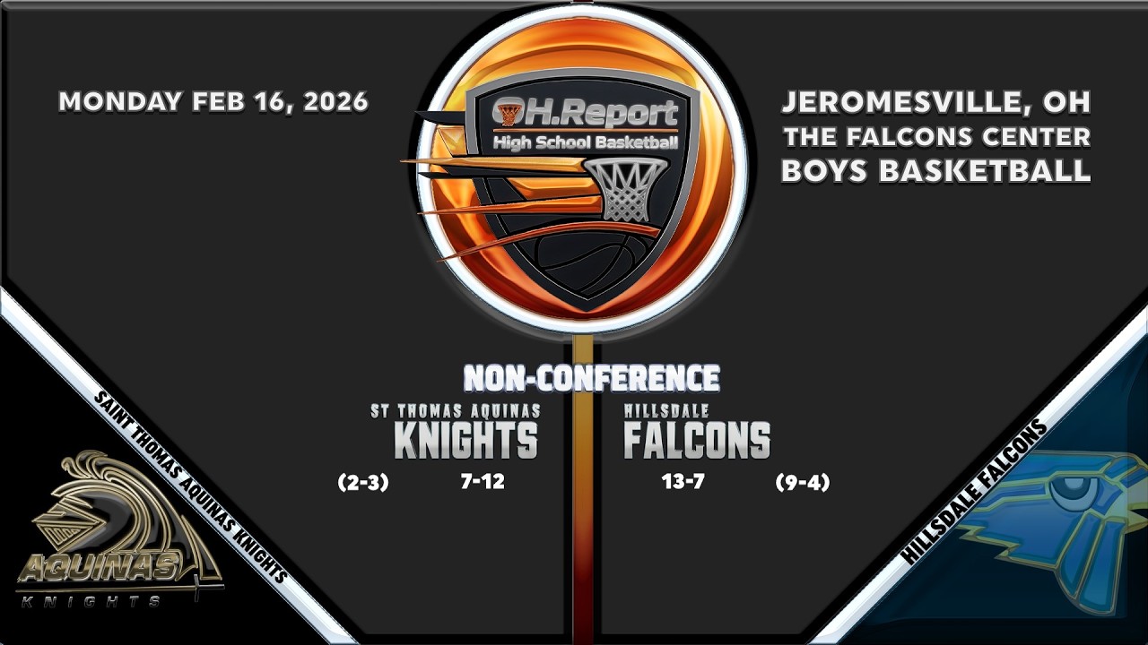 Hillsdale Falcons (13-7) vs. St. Thomas Aquinas Knights (7-12) - Boys Hoops