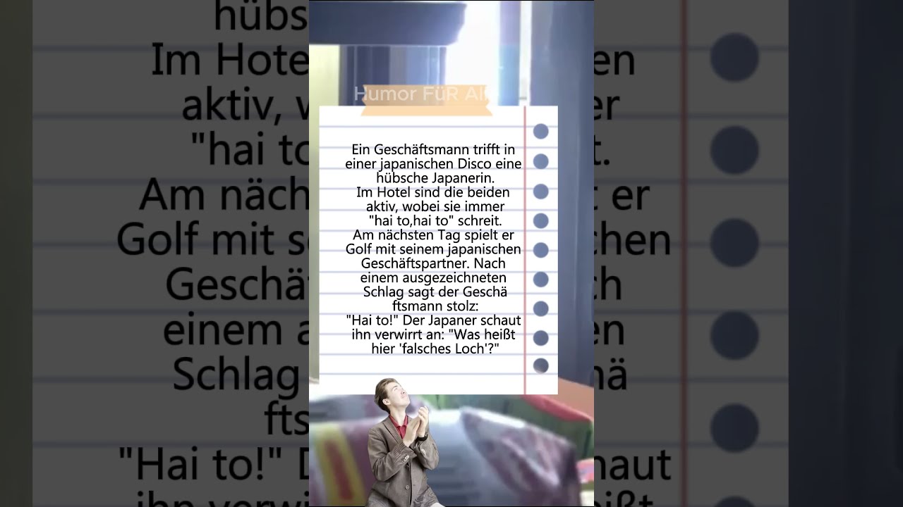 ⛳️🤣 Gesch&auml;ftsreise mit Sprachproblem &ndash; falsches Loch! #Humor #Shorts  #ReiseHumor #BusinessWitz