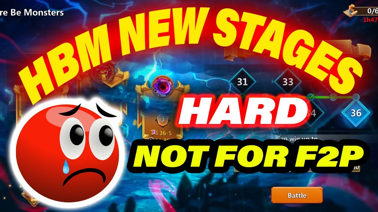 HBM NEW STAGES 😨 VERY HARD 😨 NOT FOR F2P 😨 CASTLE CLASH