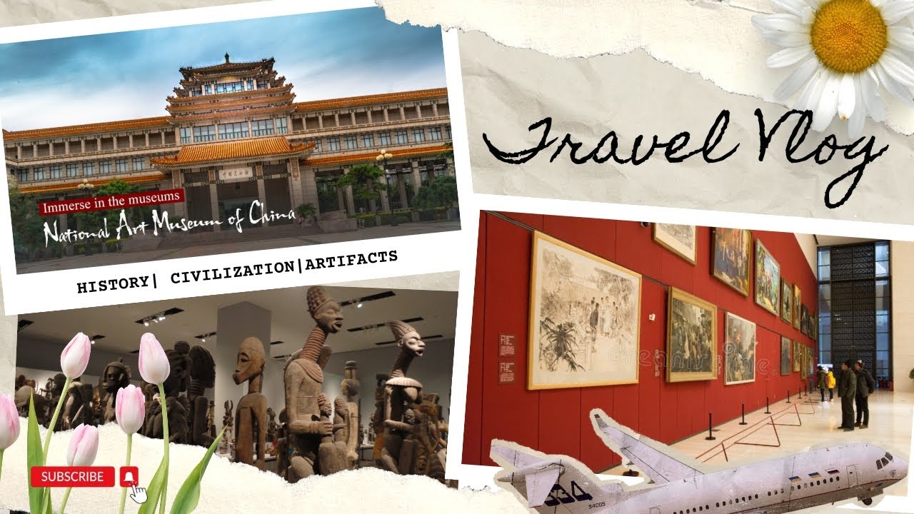 Travel Vlog 10| 🎨 Exploring Beijing's Hidden Gems at the National Art Museum! Dive into Culture.