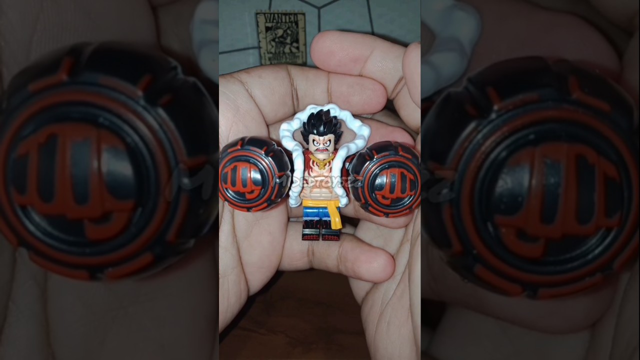 Minifigure Onepiece Luffy Gear 4 bounceman WM Minifigure #asmr #minifigures #onepiece #luffy