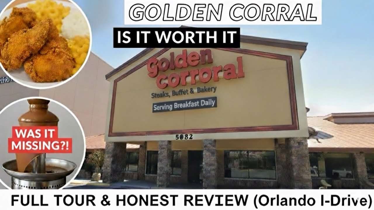 The TRUTH About Golden Corral Orlando... Is It Worth The Money?! 🤢 (International Drive)