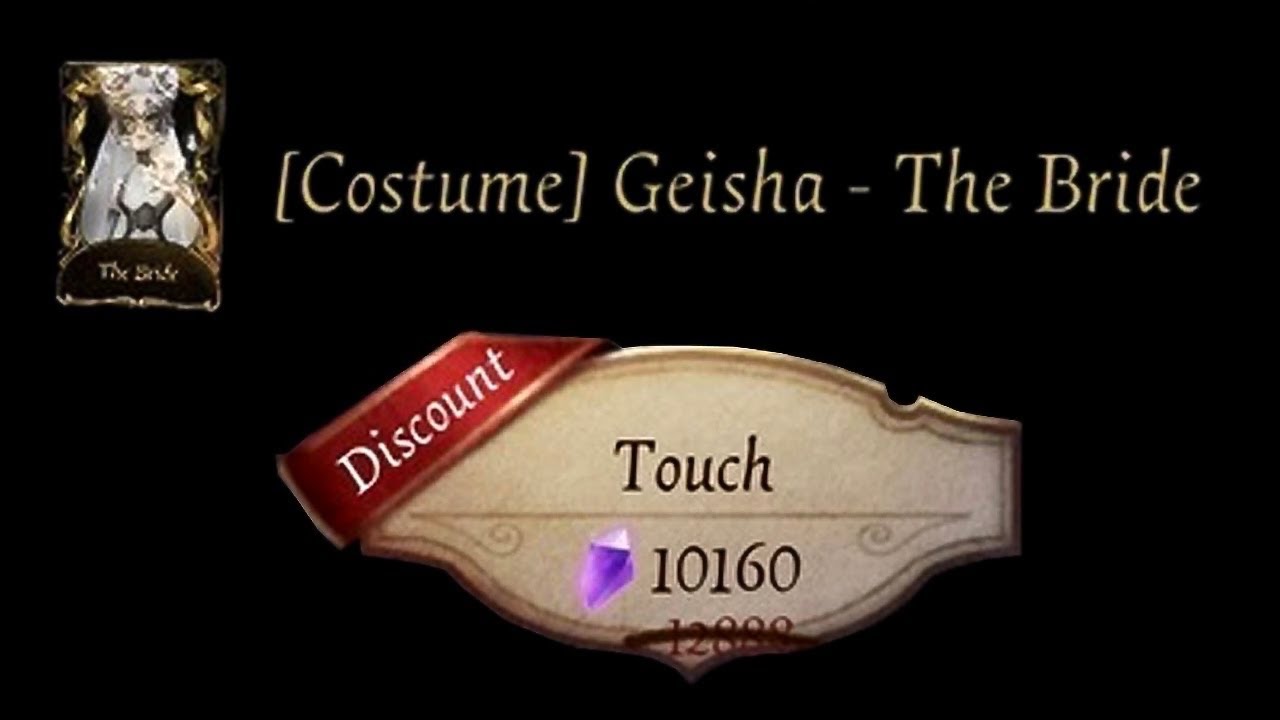 Identity V | THIS COSTUME WAS MEANT TO BE PURCHASABLE BY FRAGMENTS ONLY! | Geisha Gameplay