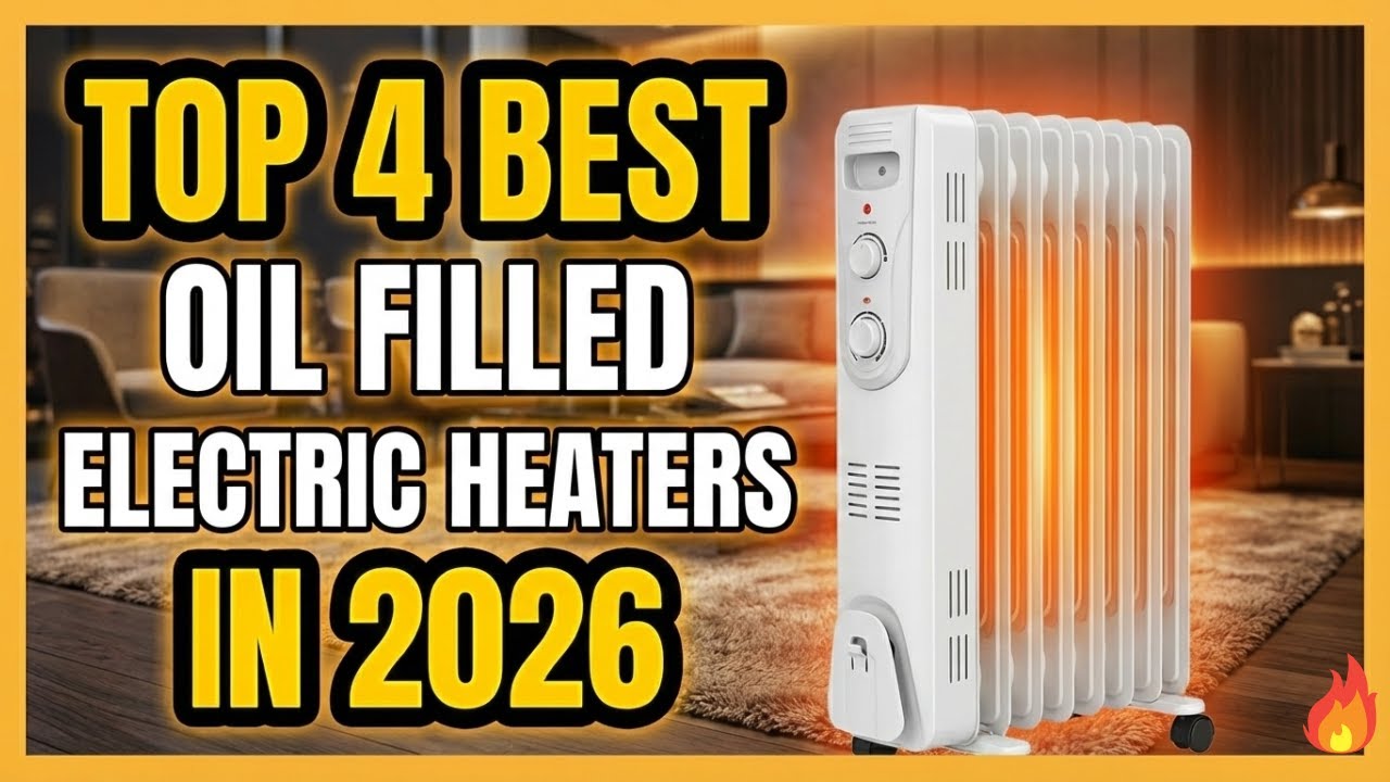 Top 4 Best Oil Filled Electric Heaters In 2026 | best electric oil filled radiator heater