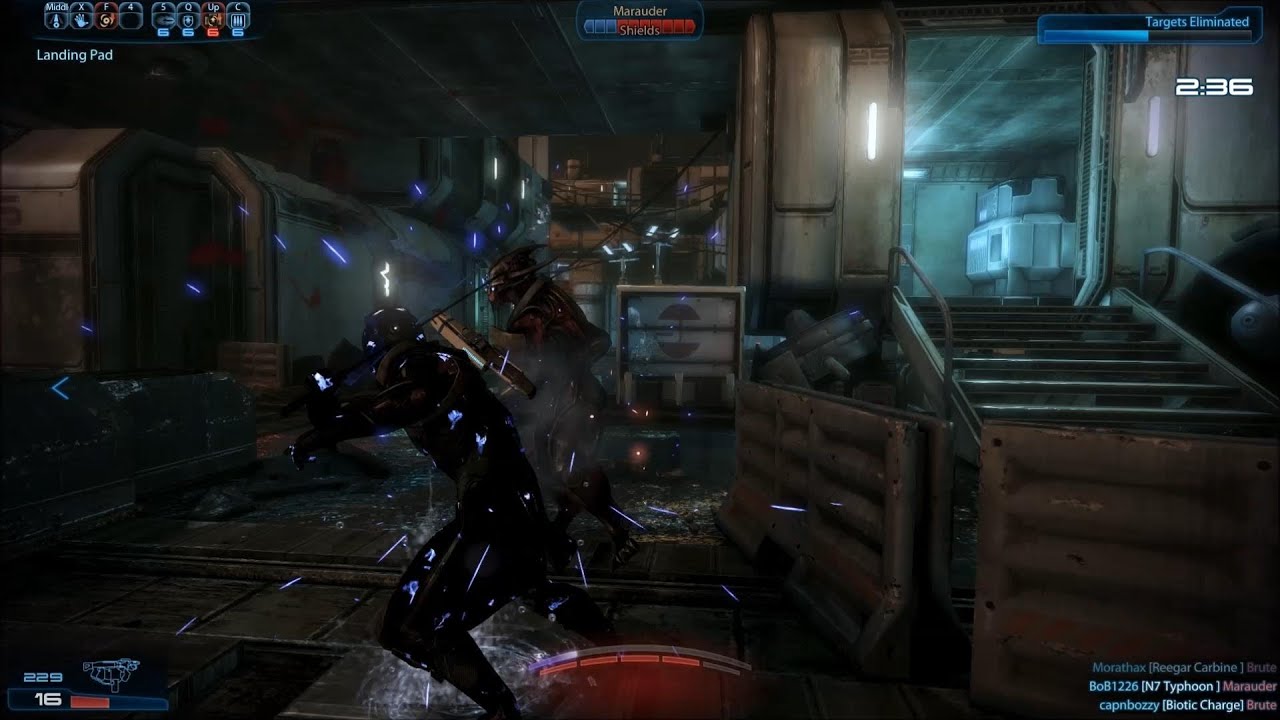 Mass Effect 3 Multiplayer N7 Slayer Vanguard PC Gold Gameplay