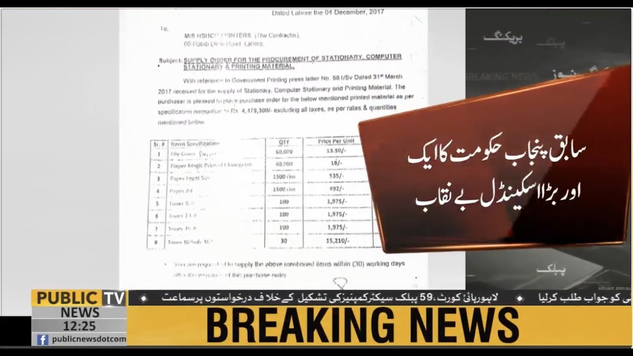 Corruption scandal worth billions exposed of previous Punjab govt in Health Dept Punjab