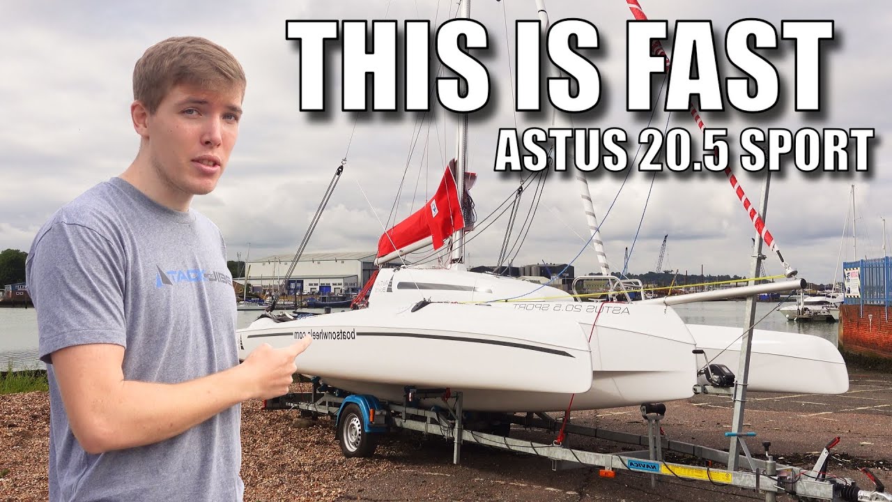СПОРТИВНЫЙ ТРИМАРАН ASTU 20.5 | Обзор лодки + тестовый парус