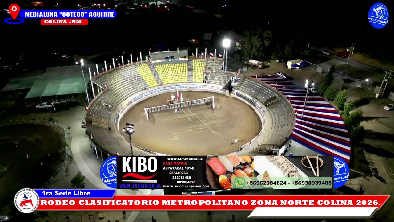1RA SERIE LIBRE, RODEO CLASIFICATORIO METROPOLITANO ZONA NORTE, COLINA 2026.