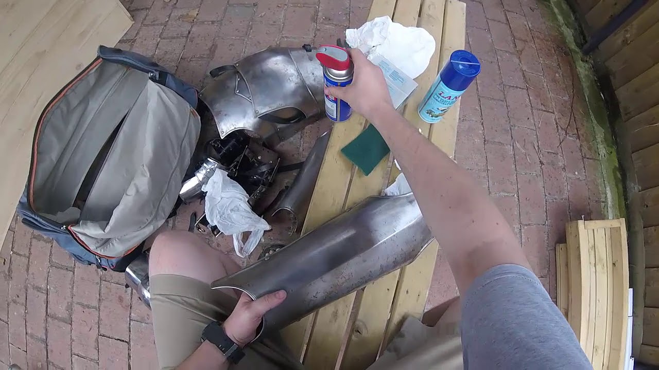 LARP - How to clean your plate armour