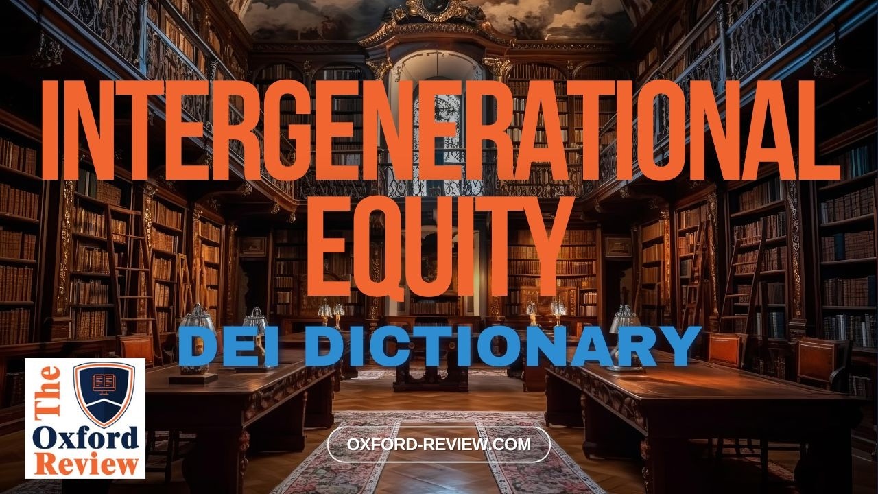 Intergenerational Equity