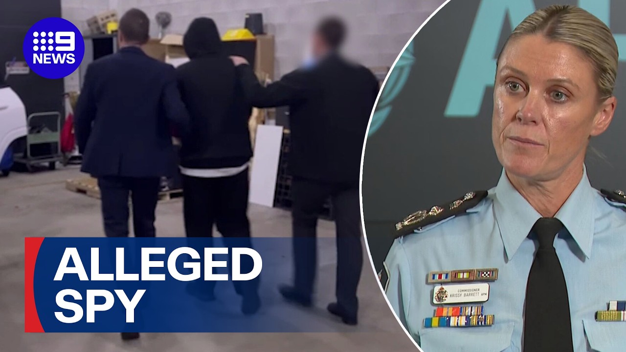 Alleged Russian spy arrested in Brisbane  | 9News Australia