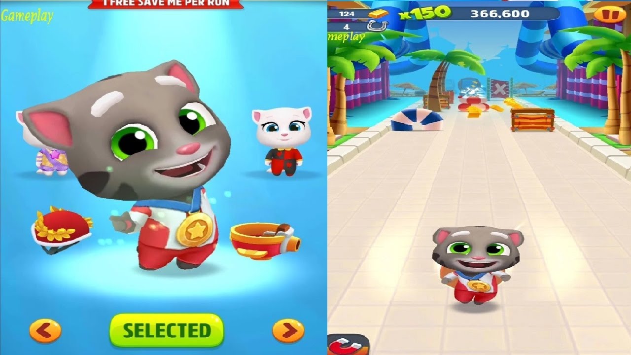 Talking Tom Gold Run New Update  New Character Champion Tom UNLOCKED  GAMEPLAY