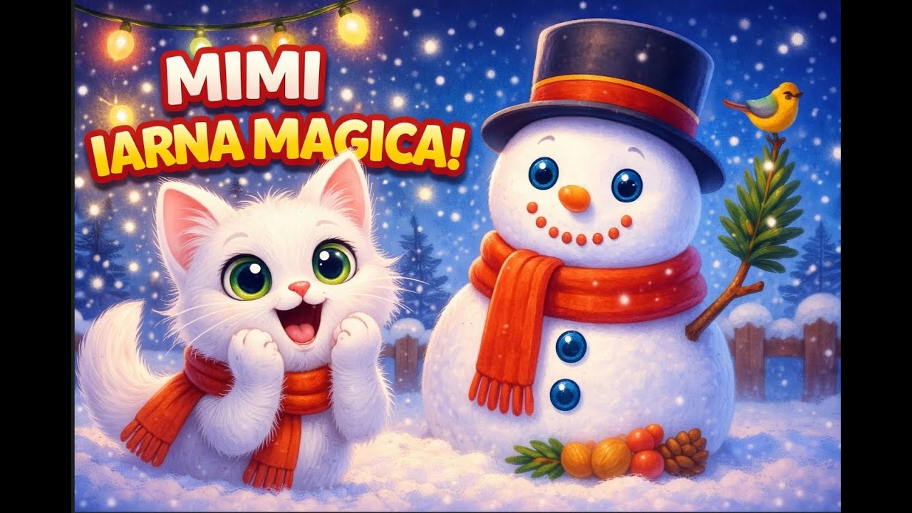 Mimi și Moșul de Zăpadă ❄️ Poveste de Iarnă pentru Copii | Poveste de Adormit 🌙