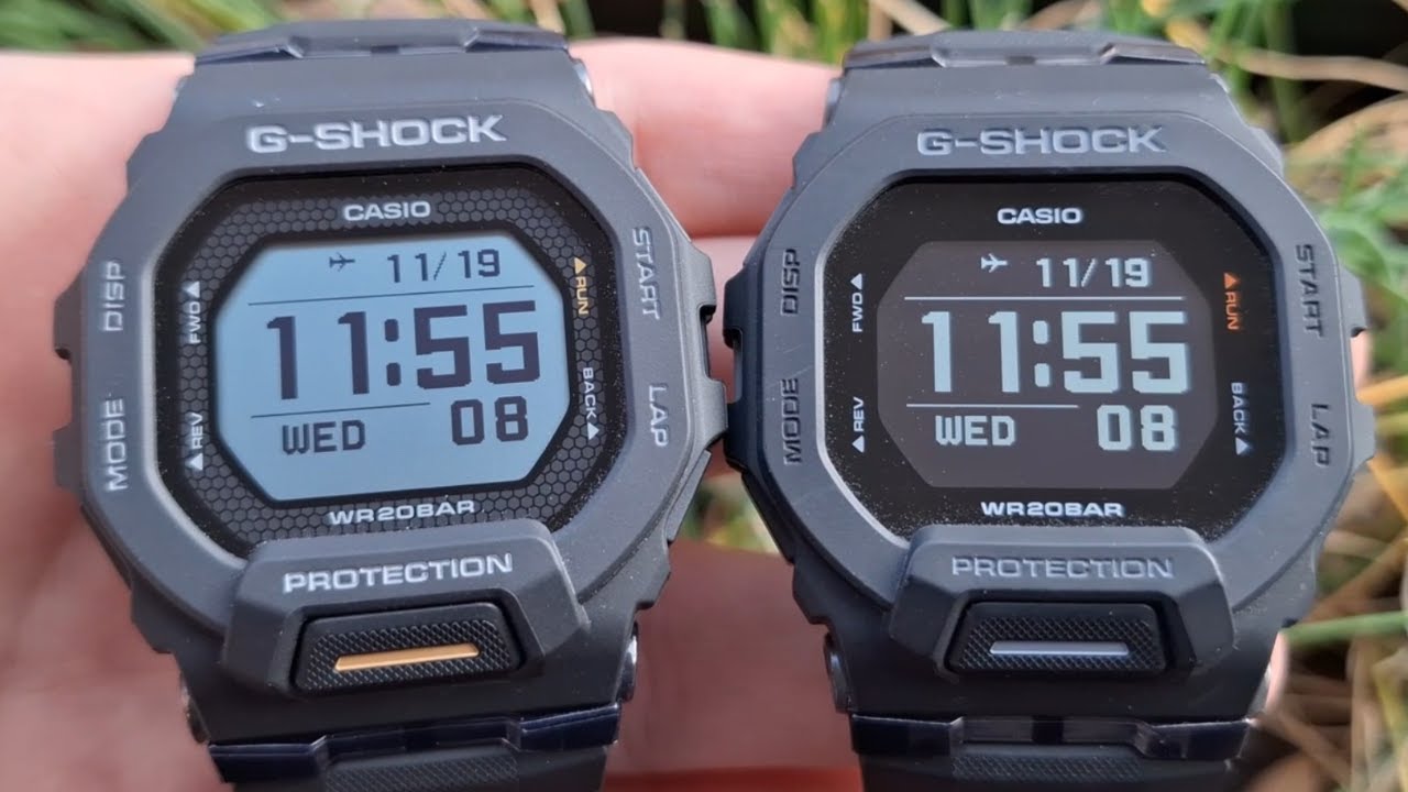 Pozytyw vs Negatyw - Test w różnym oświetleniu - Casio G-Shock GBD-200-1 i GBD-200-1A1