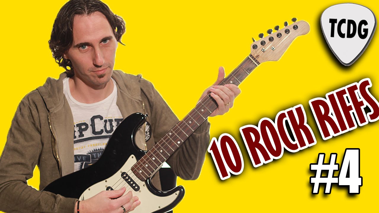 10 Grandes Riffs de Rock En Guitarra Eléctrica #4 TCDG
