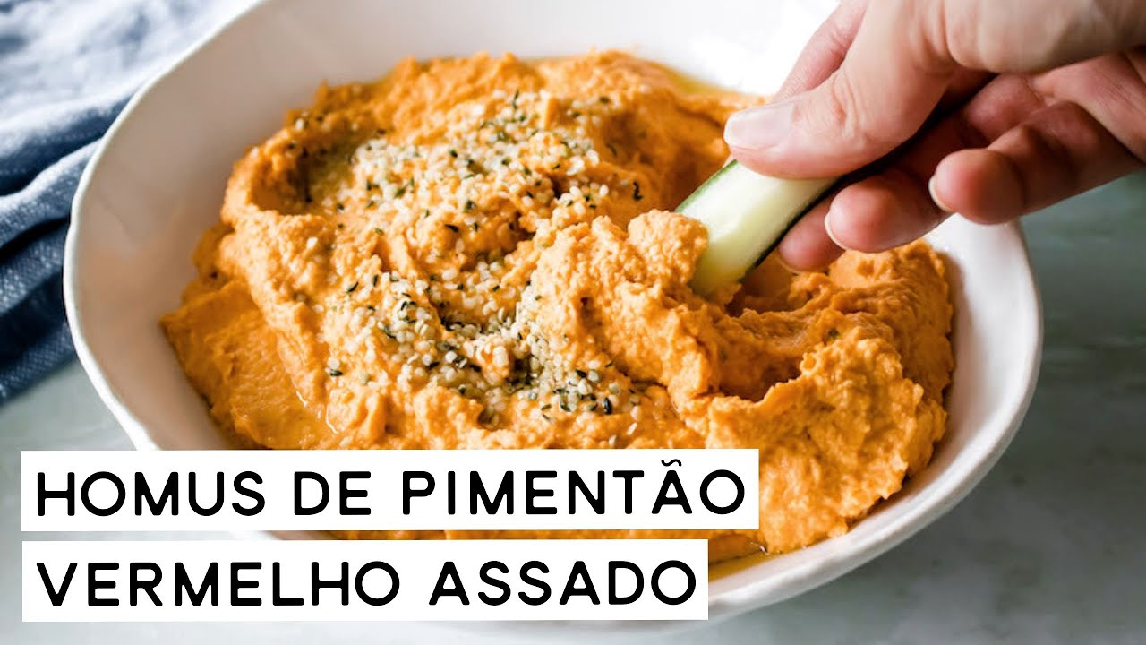 HOMUS DE PIMENT&Atilde;O VERMELHO ASSADO - f&aacute;cil, gostoso e vers&aacute;til | PLANTTE