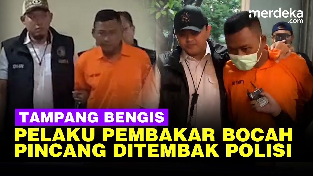 [FULL] Tampang Bengis Pelaku Sadis Pembakar Bocah, Dibikin Keok Kaki Ditembak Polisi