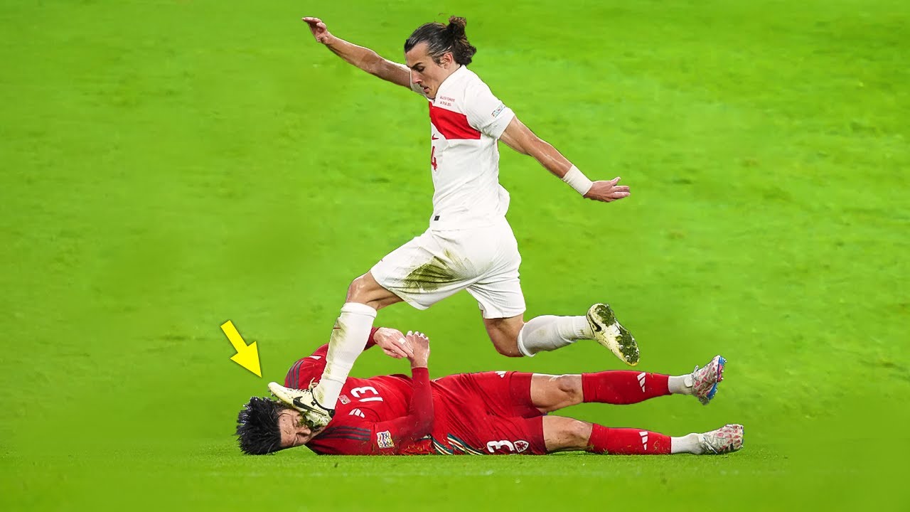 Dirty & Brutal Fouls in Football