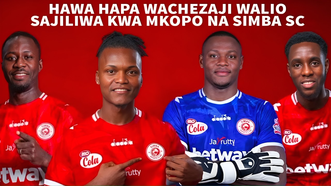 HAWA HAPA WACHEZI  WALIO SAJILIWA KWA MKOPO SIMBA SC