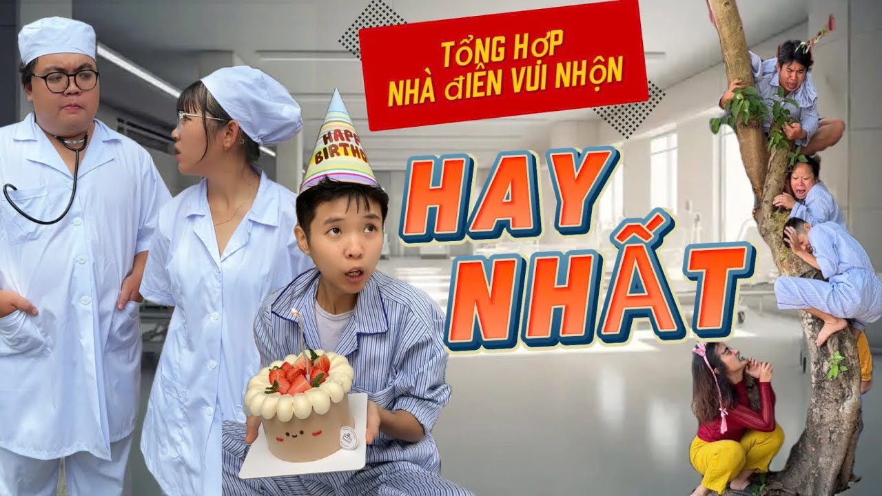 Nh&agrave; đi&ecirc;n vui nhộn những tập hay nhất | Tổng hợp h&agrave;i t&acirc;m thần cười vui nhất của T&ocirc;m channel official