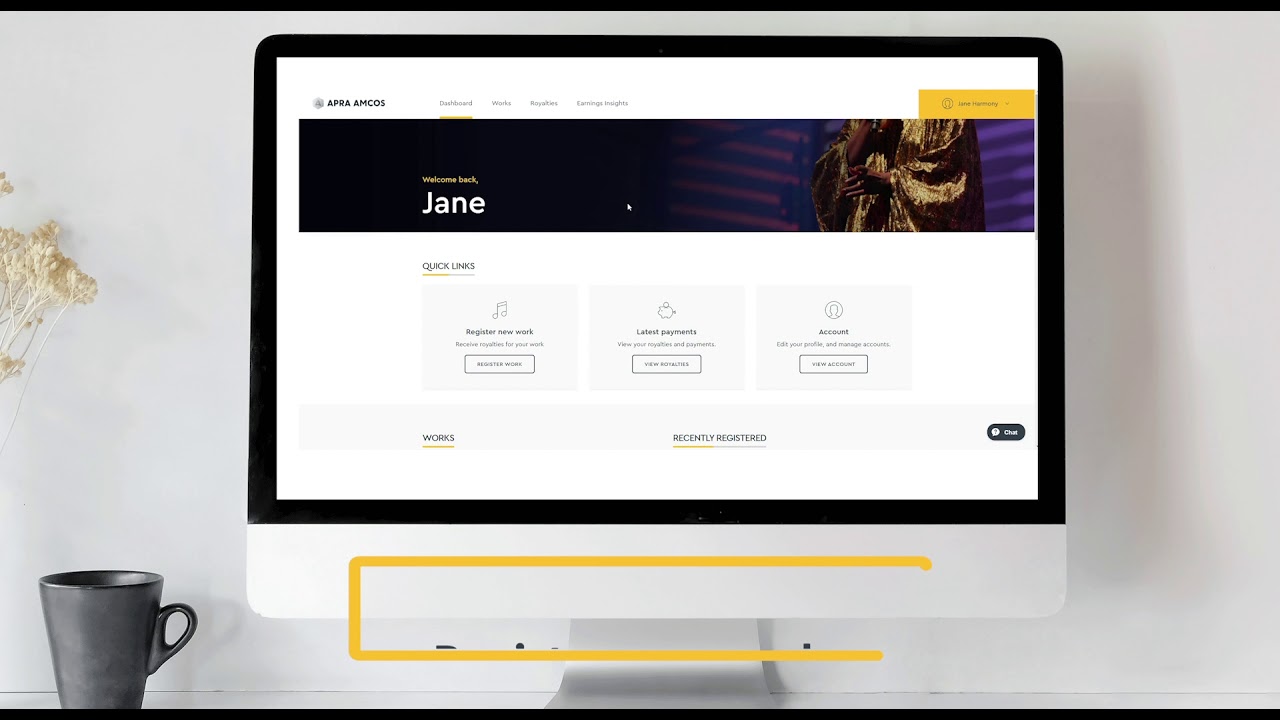 APRA AMCOS Writer Portal: Register Works