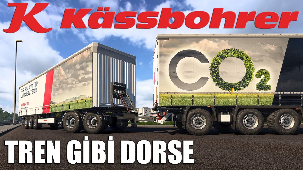 TREN GİBİ DORSE !! YENİ DORSE DLC KASSBOHRER GELDİ | ETS2 1.51 !!