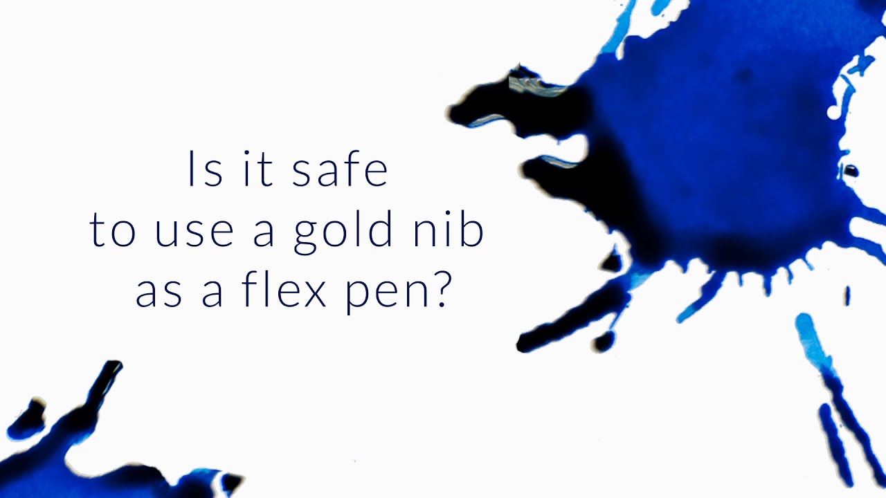 Is It Safe To Use A Gold Nib As A Flex Pen? - Q&A Slices