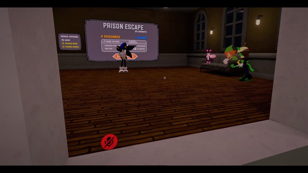 Drunk boom shadow and some friends pay prison escape| vrchat