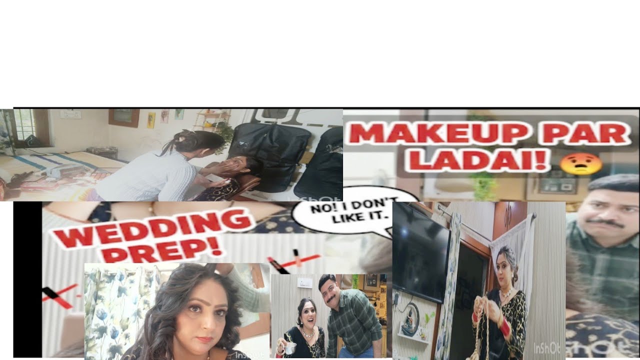 Makeup 💄 per ladai ?😱 Wedding prep par itna hungama! I don't like @Drishasworld 