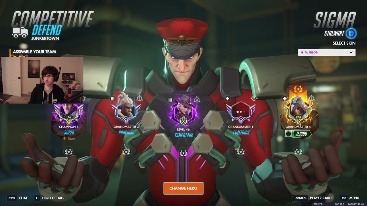 SUPER PRO SIGMA GAMEPLAY OVERWATCH 2 СЕЗОН 1 ТОП 500