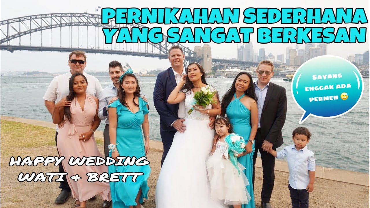 PERNIKAHAN SEDERHANA DI AUSTRALIA | HAPPY WEDDING WATI AND BRETT