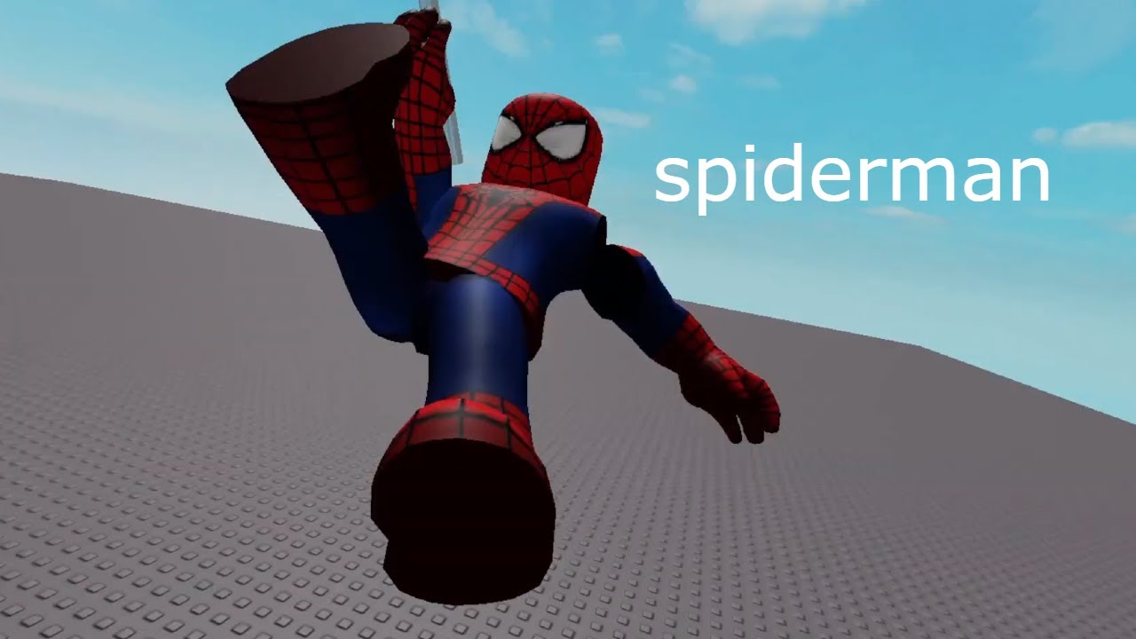 roblox spider man web swing test 2