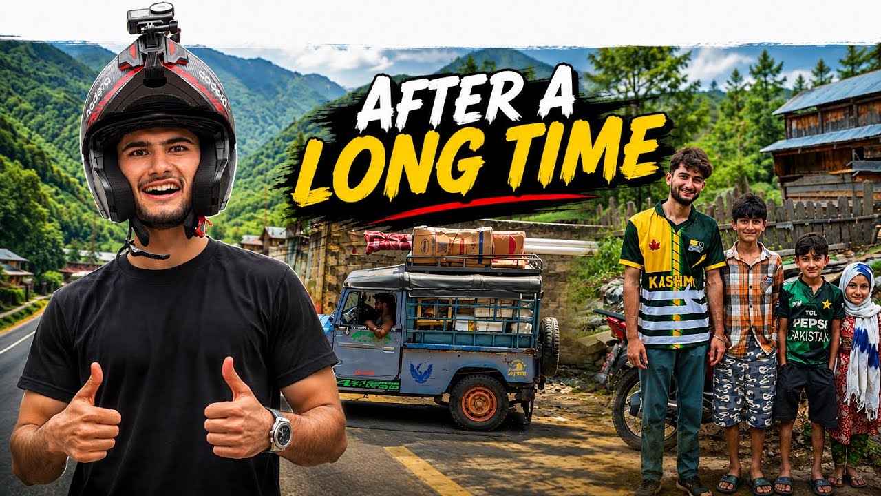 I&rsquo;M BACK After 2 Months! ❤️ | Riding From Muzaffarabad to Neelum Valley | Kashmir Vlog