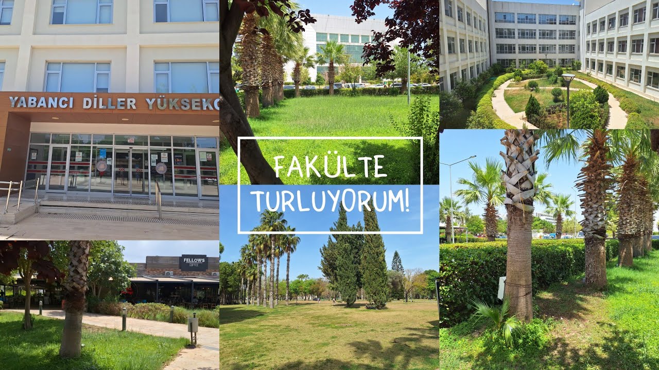 Akdeniz Üniversitesi Yabancı Diller Yüksekokulu | Fakülte Binası, Katları, Kantini, Bahçesi 🎓LimonD