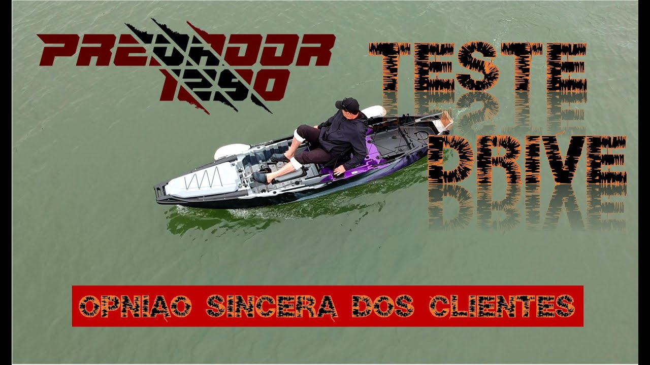 CAIAQUE PREDADOR - Dia de teste Drive.