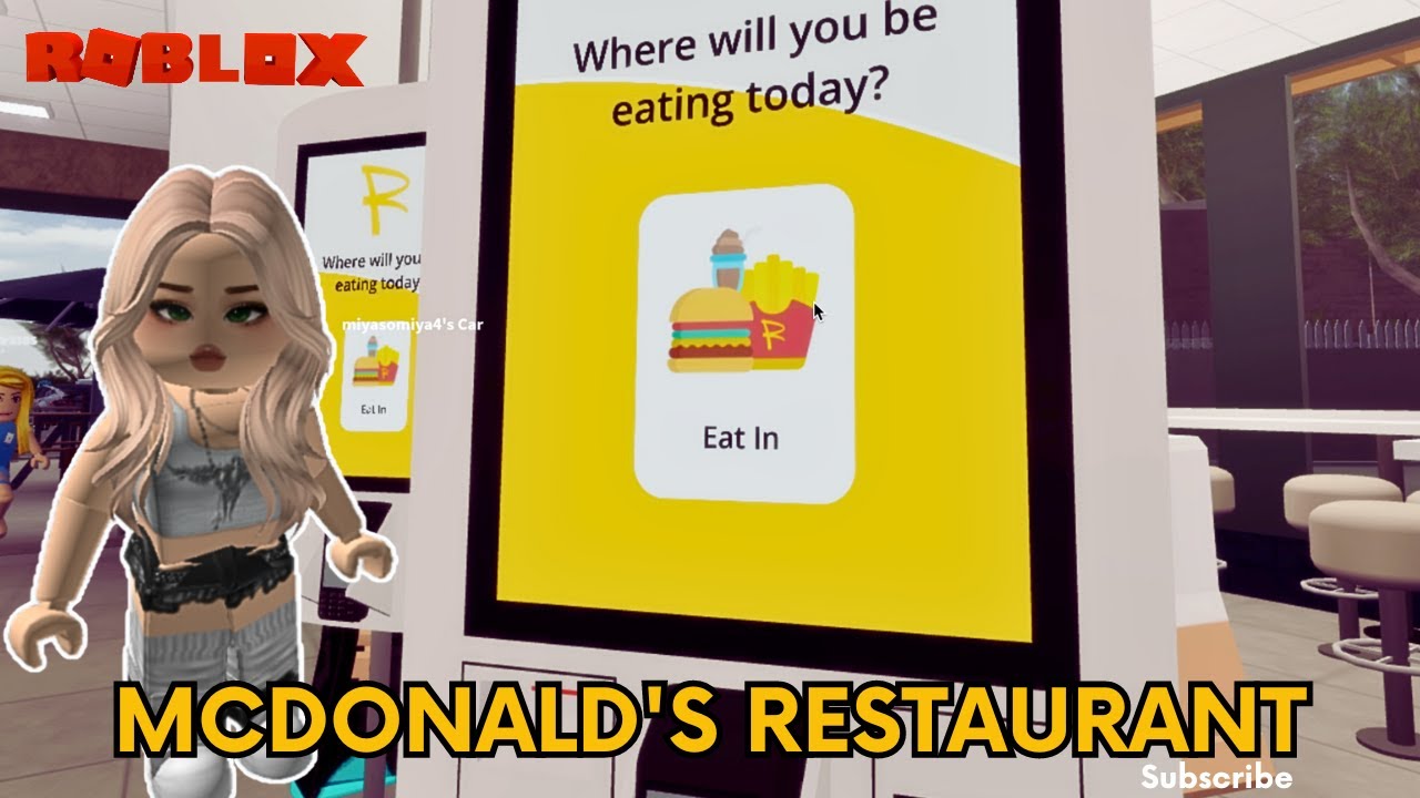 Запускаем самый крутой автокафе McDonald's в Roblox! 🍔 | Ресторан McDonald's [АВТОКАФЕ] Roblox