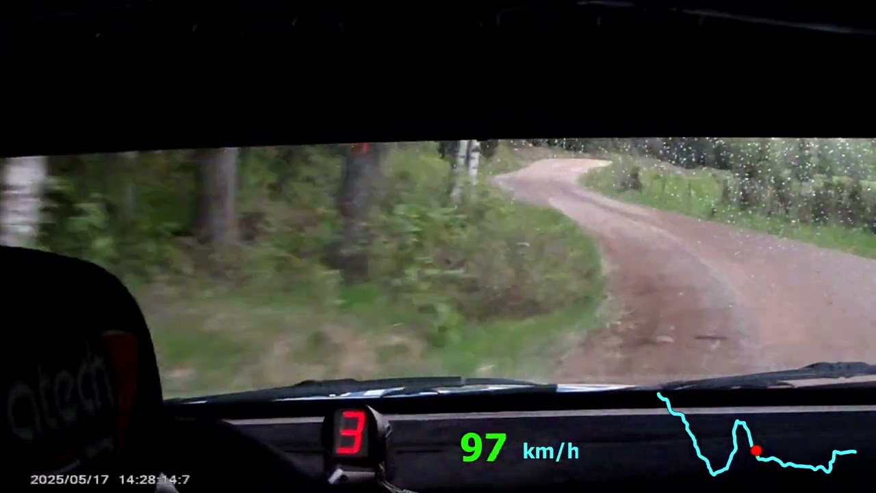 Badhotellet Rally 2025 ss2, David Lindström