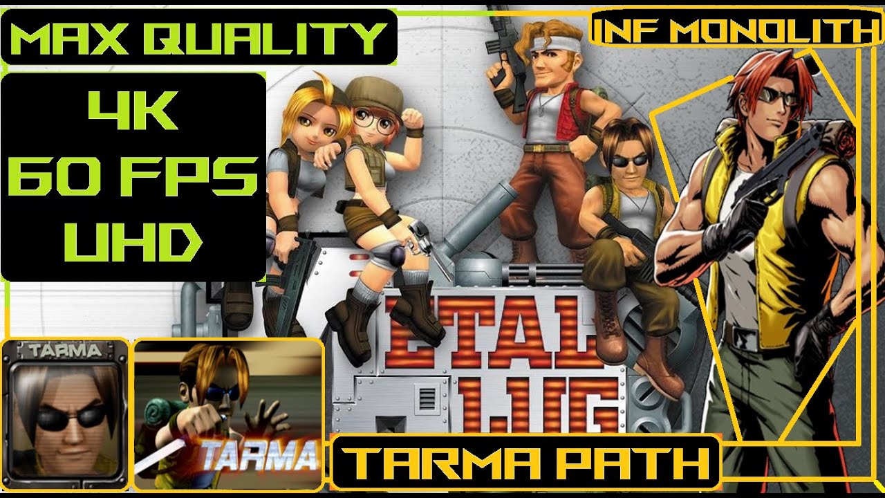 Metal Slug 3D ENHANCED MAX [4K 60FPS UHD] - TARMA ROVING Path Inf Monolith LONGPLAY #3d #metalslug3d