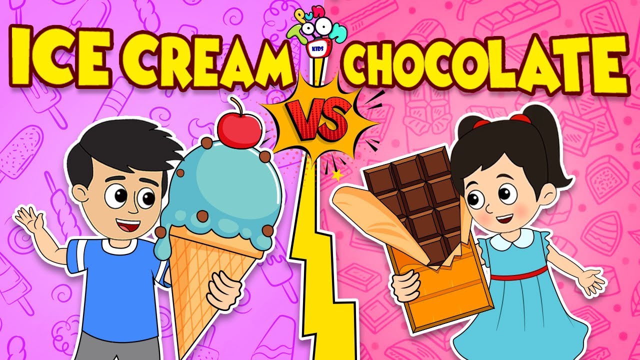 Chocolate Vs Ice Cream | आइसक्रीम VS चॉकलेट | Hindi Stories | Cartoon | हिंदी कार्टून | Puntoon Kids