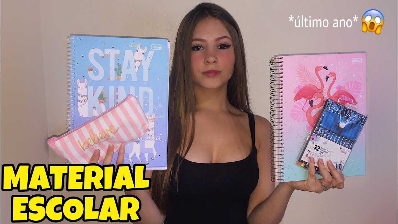 MEU MATERIAL ESCOLAR 2020!!