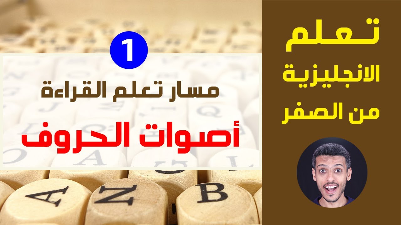 حروف اللغة الانجليزية وأصواتها | دورة الانجليزية من الصفر | مسار القراءة | الدرس الأول