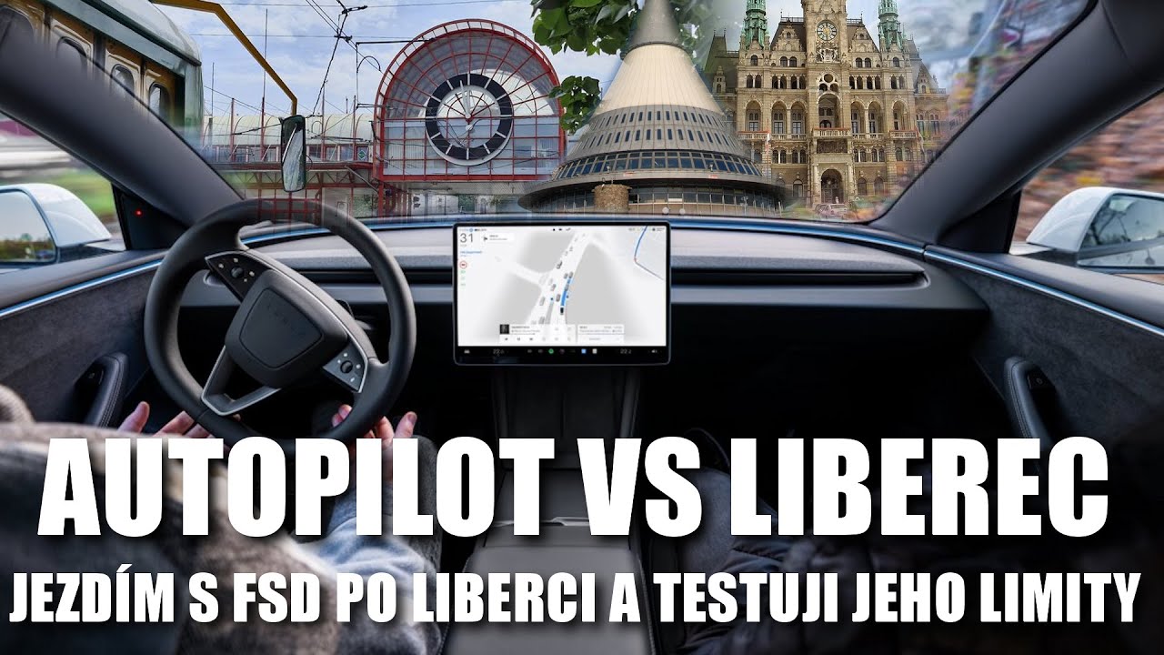 Jízda s FSD po Liberci: Proč plný autopilot Tesly změní svět