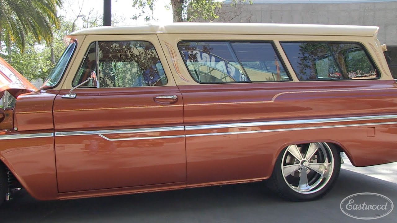 1965 Chevy Suburban at the 65th Anniversary of Hot Rod Magazine in Pomona from Eastwood