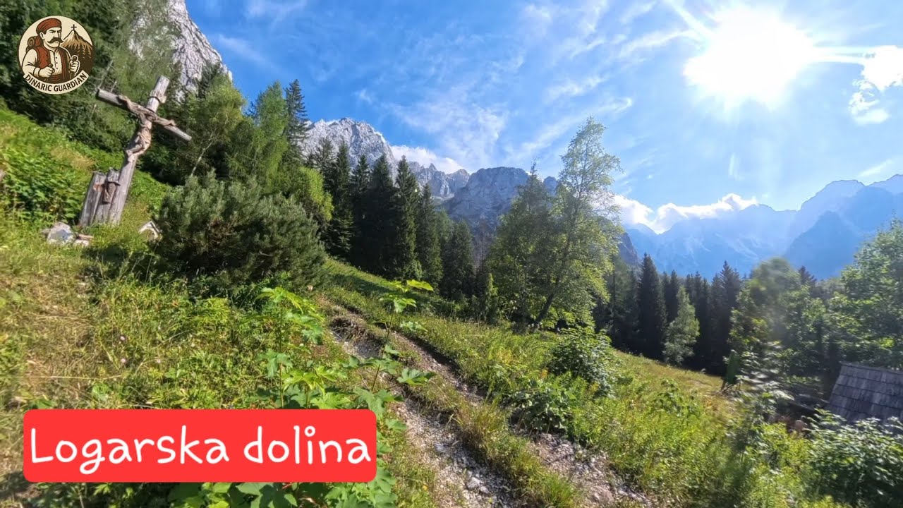 Logarska  dolina, slap Rinka i Koča na Klemenči jami pod Ojstricom