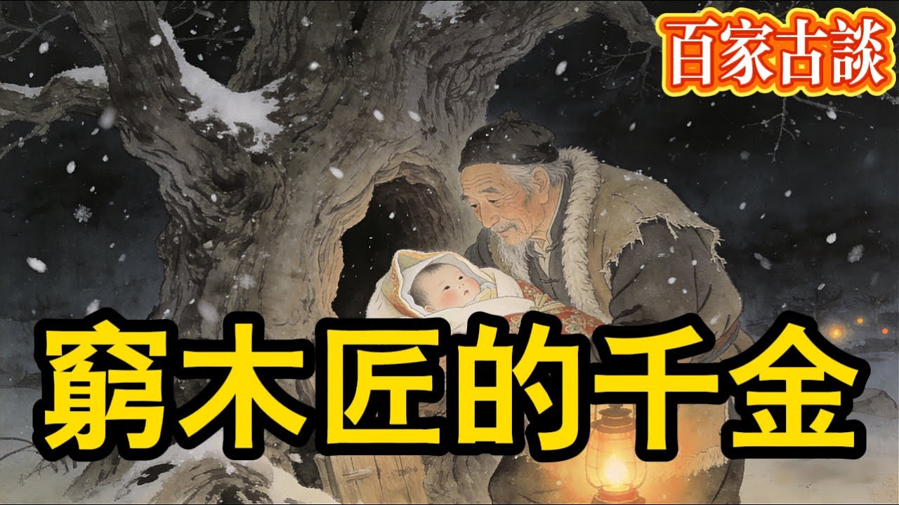 窮木匠撿到富家千金，親生父母攜五百兩白銀上門認親，女兒一句“我要帶養父母一起走”，讓兩個破碎的家庭重獲圓滿！#民間故事 #聽故事 #人生哲理 #睡前故事 #故事分享 #情感 #民间故事