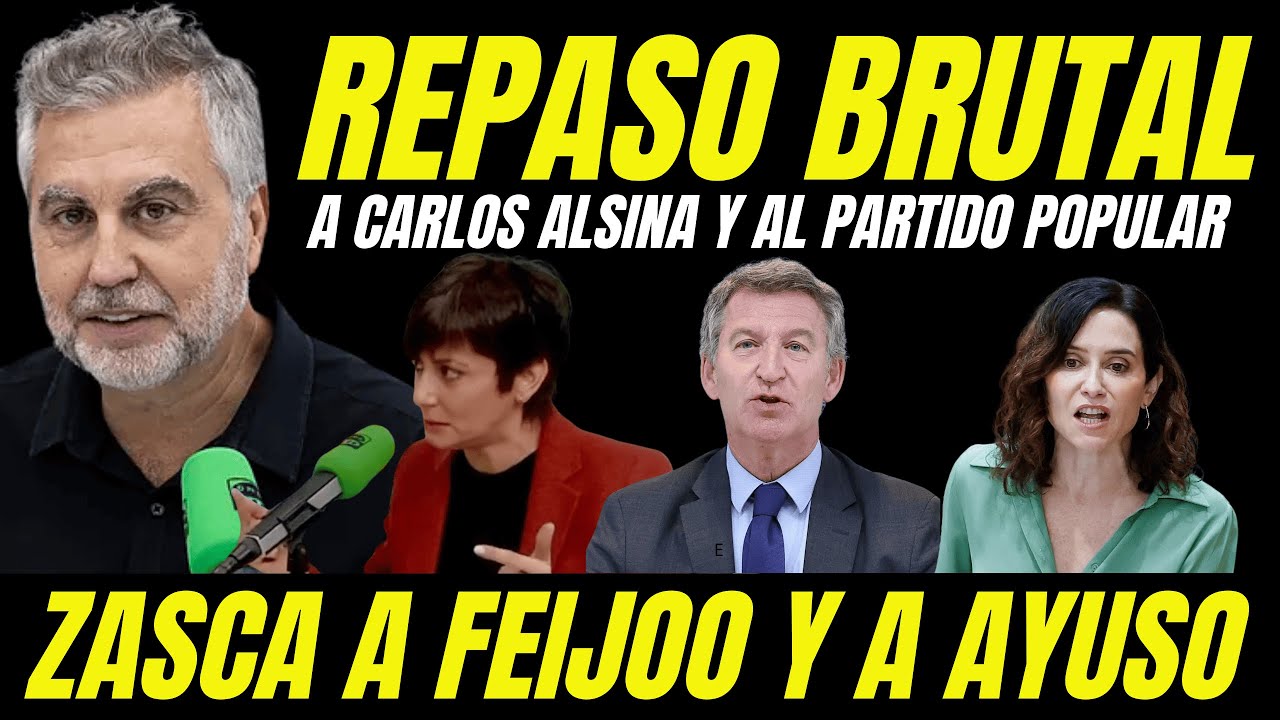 SE MERIENDA A CARLOS ALSINA Y DESTROZA A FEIJÓO 