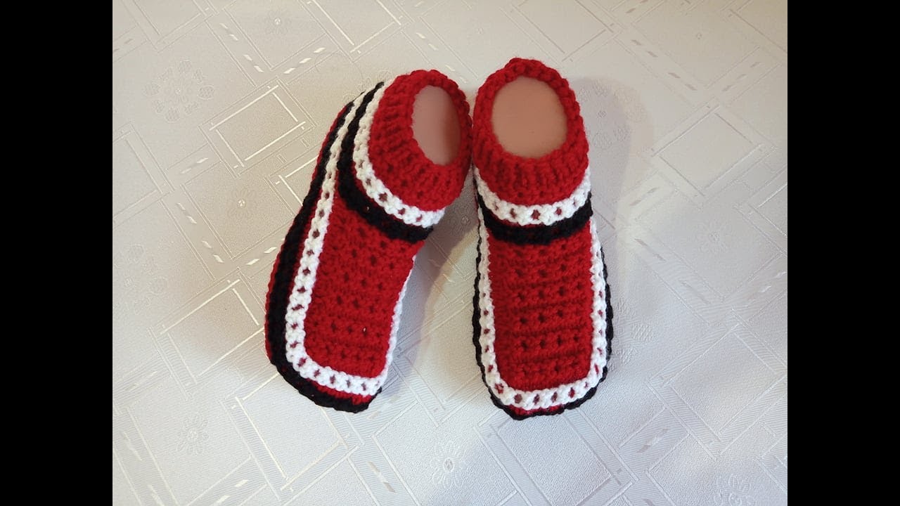 Плетени Терлици #59 - (Knitted Slippers) (Тапочки спицами) (Patik) (Pantufas passo a passo)