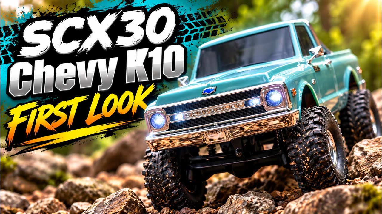 Распаковка SCX30 Chevy K10 — это самая красивая версия SCX30 на сегодняшний день?